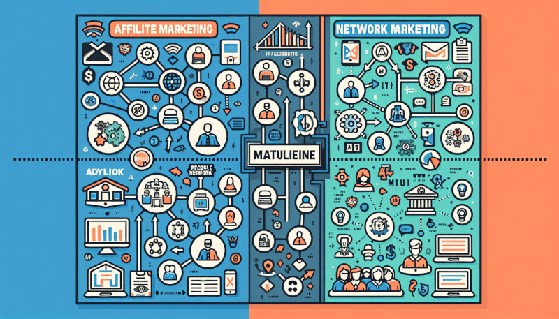 affiliate marketing vs network marketing whats the difference 1